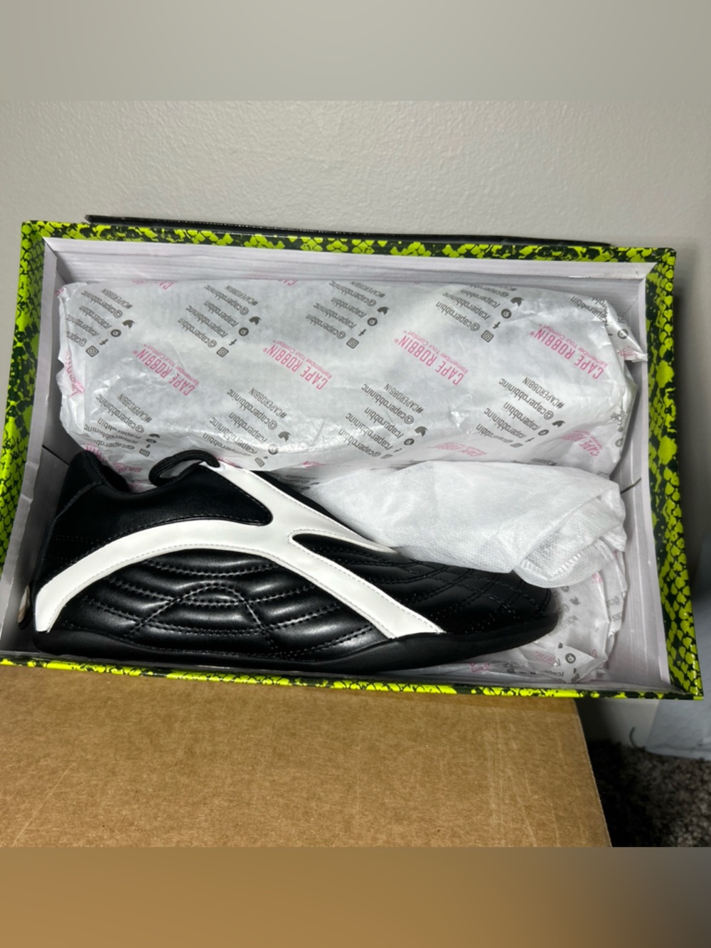 New! - Cape Robbin Black and White Slip-On Fashion Sneaker
